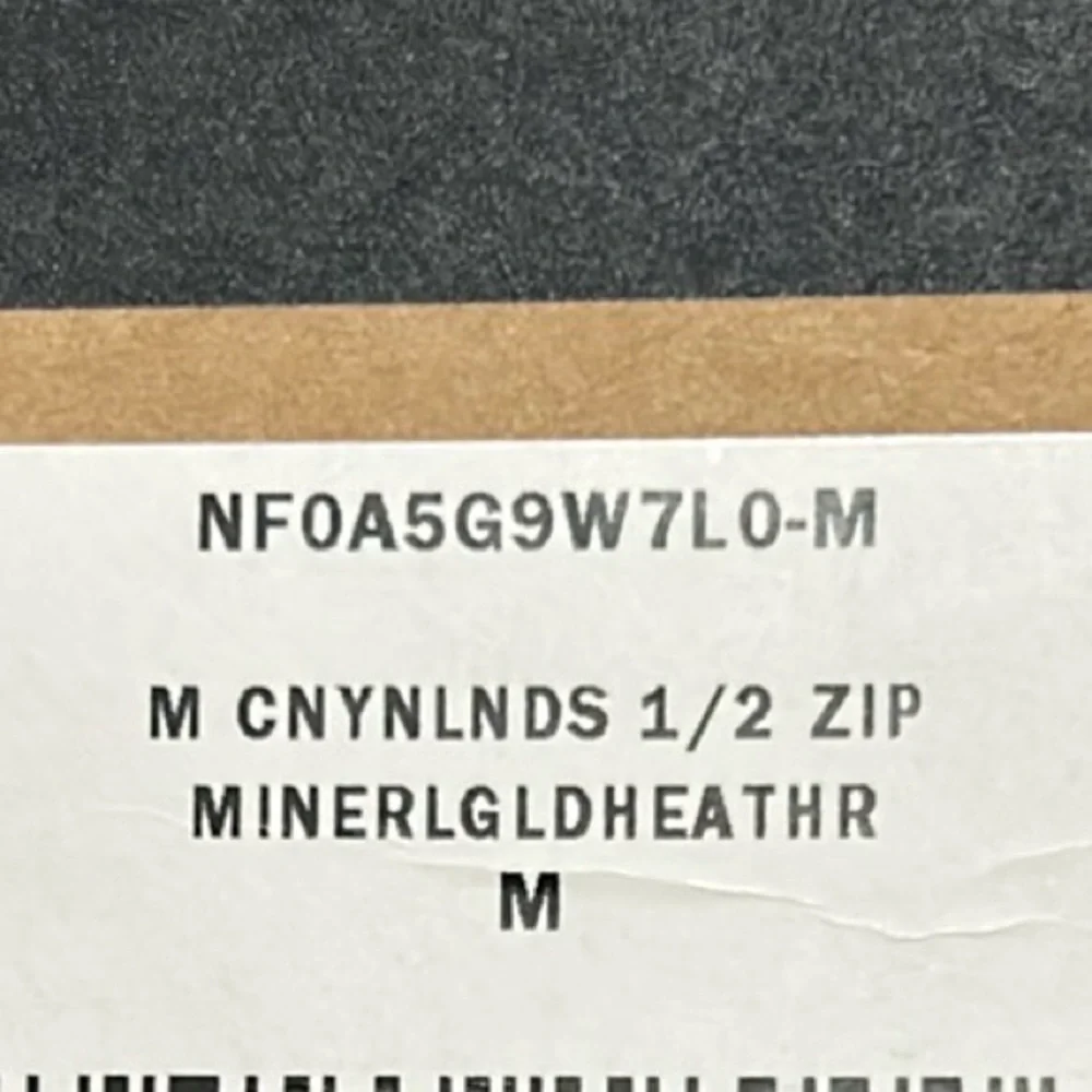 THE NORTH FACE | MINERAL GOLD HEATHER CANYONLANDS 1/2 ZIP (For Men